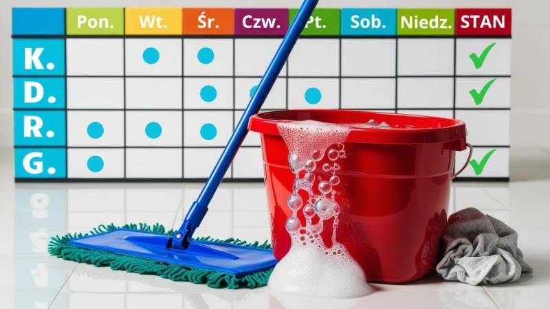 HARMONOGRAM SPRZĄTANIA KLATEK SCHODOWYCH